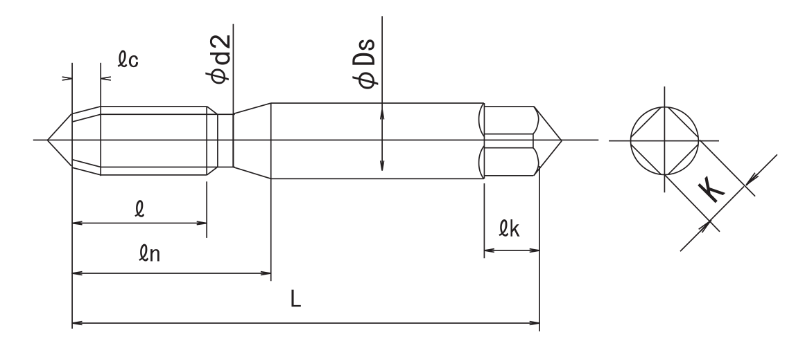 Form Taps for Non-Ferrous Alloys with Short Thread