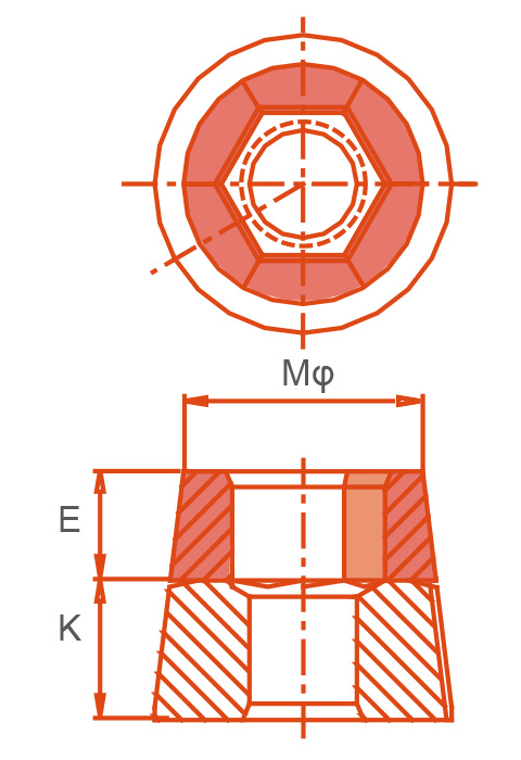Segmented Dies For Nut RG-999H