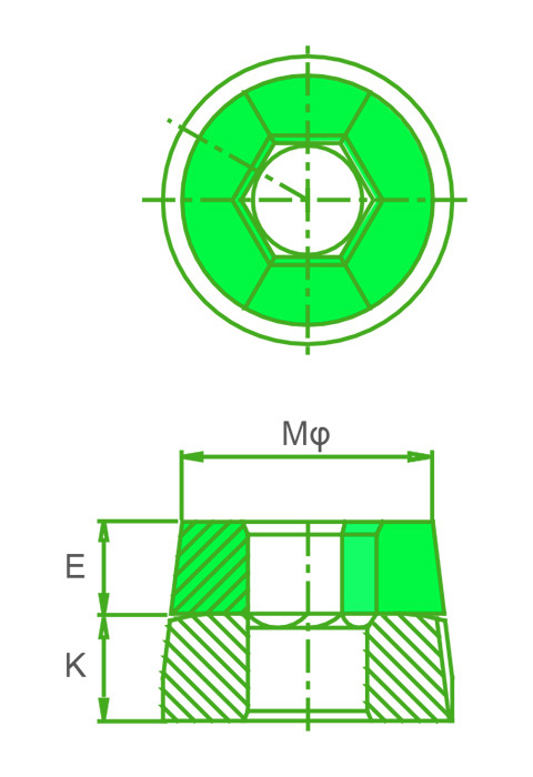 Segmented Dies For Nut RG-004H
