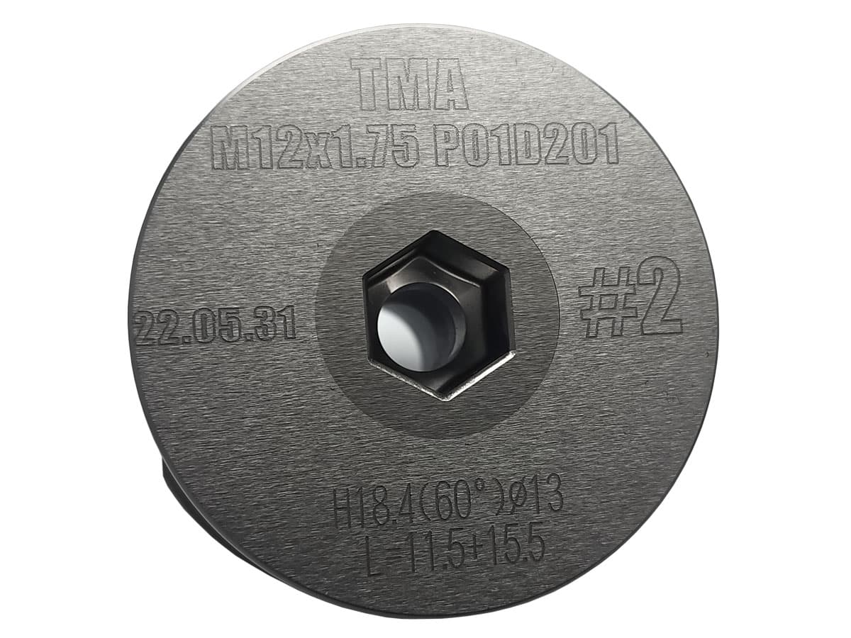 Cold heading die TMA RNFR-19B5S M12x1.75 DIN934 #2 DIE
