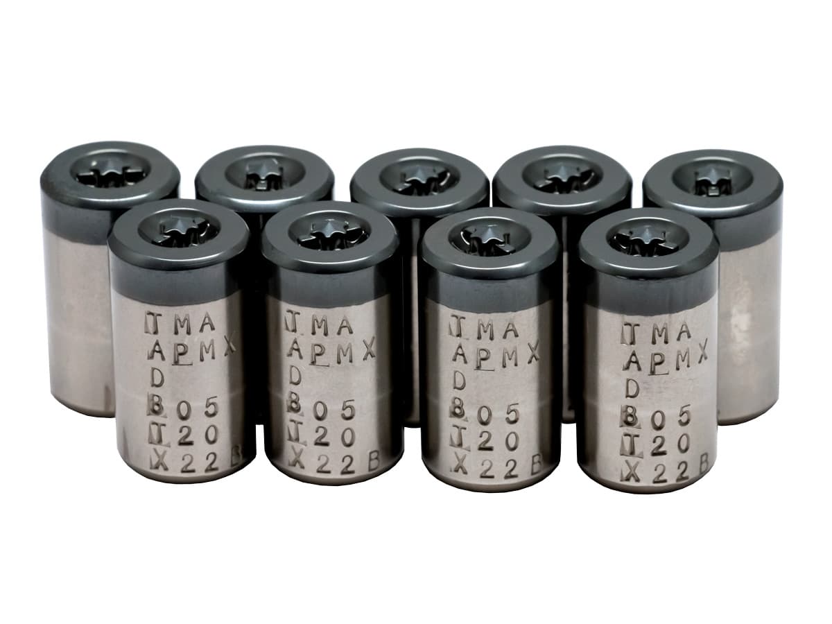 TMA second header carbide punches TORX TMA second header carbide punches TORX