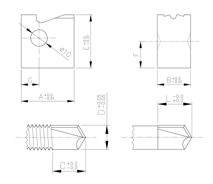 self-drilling die drawing
